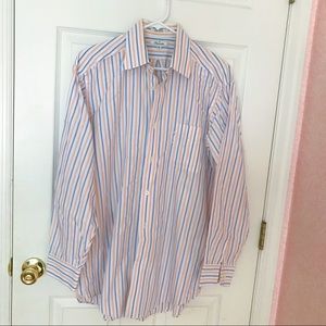 Striped Façonnable Button-Down Shirt